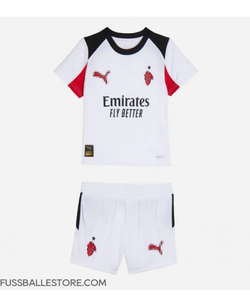Günstige AC Milan Christopher Nkunku #18 Auswärts Trikotsatzt Kinder 2025-26 Kurzarm (+ Kurze Hosen) Günstige AC Milan Christopher Nkunku #18 Auswärts Trikotsatzt Kinder 2025-26 Kurzarm (+ Kurze Hosen)